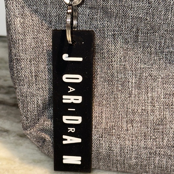 Nike Air Jordan MINI BACKPACK Jumpman Unisex Carbon Heather GRAY Adjustable 10L - Picture 4 of 12